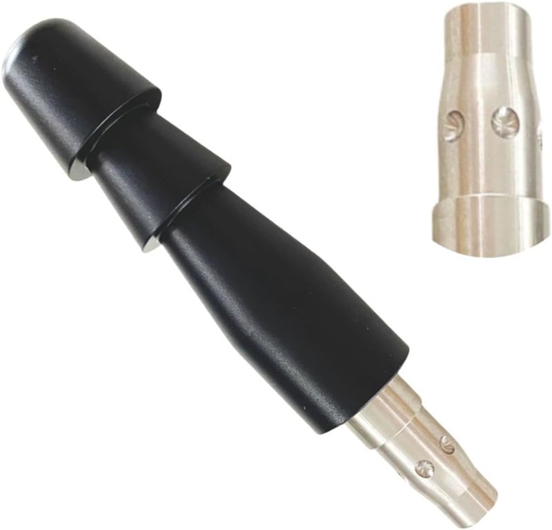 EBIEFLY Pneumatic Tool Accessories Anti-rotation Vac-U-Lock Adapter Suction Stick Prevent Rotation Strong Saw Adapter (Black) - Image 1